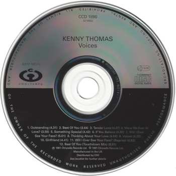 CD Kenny Thomas: Voices