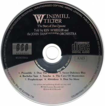 CD Kenny Wheeler: Windmill Tilter (The Story Of Don Quixote)