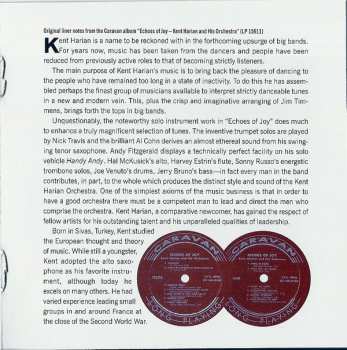 CD Kent Harian Orchestra: Echoes Of Joy - Big Band Swing