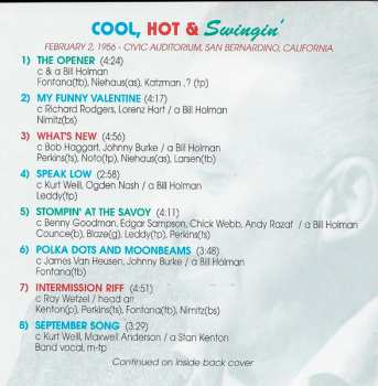 CD Stan Kenton And His Orchestra: Cool Hot & Swingin' (Live)