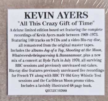 9CD/Box Set/Blu-ray Kevin Ayers: All This Crazy Gift Of Time (The Recordings 1969-1973) LTD