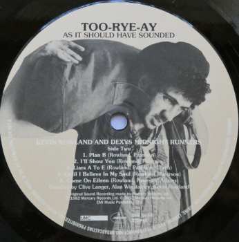 LP Dexys Midnight Runners: Too-Rye-Ay As It Should Have Sounded