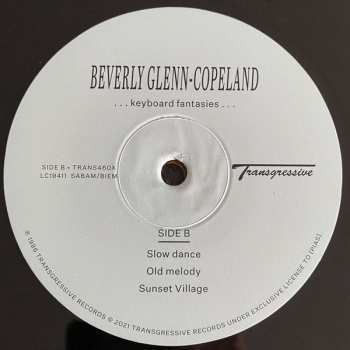 LP Beverly Glenn-Copeland: ...Keyboard Fantasies...