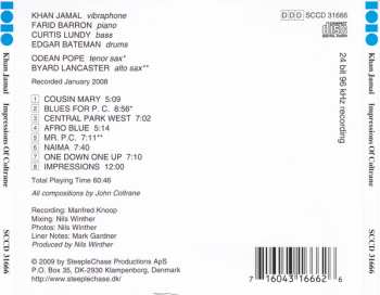 CD Khan Jamal: Impressions Of Coltrane