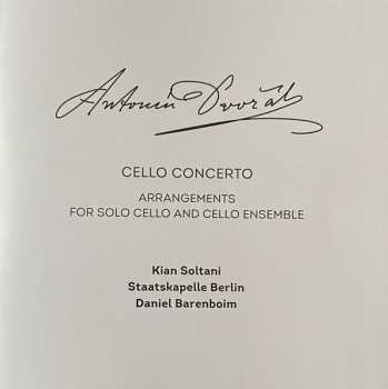 CD Antonín Dvořák: Cello Concerto