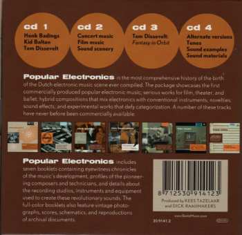 4CD/Box Set Henk Badings: Popular Electronics: Early Dutch Electronic Music From Philips Research Laboratories (1956 - 1963)