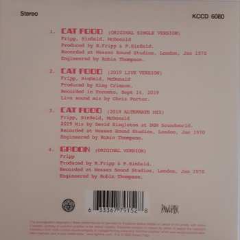 CD King Crimson: Cat Food / Groon