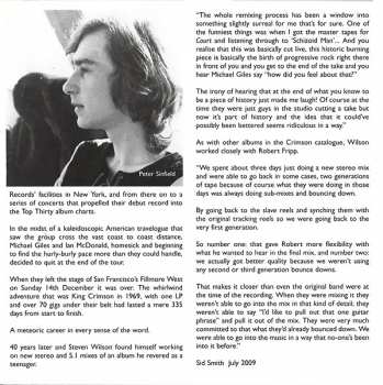 2CD King Crimson: In The Court Of The Crimson King - An Observation By King Crimson