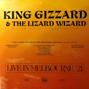 3LP King Gizzard And The Lizard Wizard: Live In Melbourne '21 LTD | CLR
