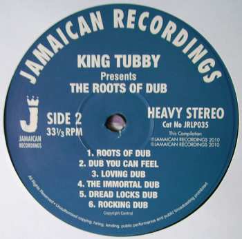 LP King Tubby: Presents The Roots Of Dub