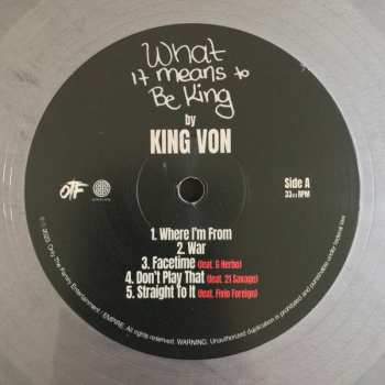 2LP King Von: What It Means To Be King CLR