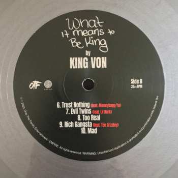 2LP King Von: What It Means To Be King CLR