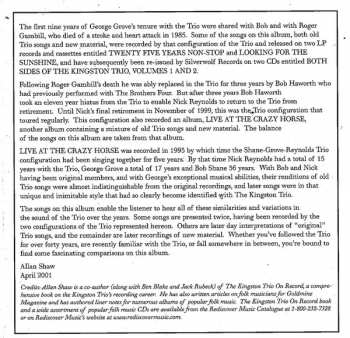 CD Kingston Trio: The Extreme Kingston Trio