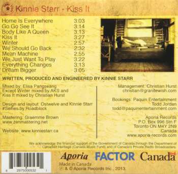 CD Kinnie Starr: Kiss It