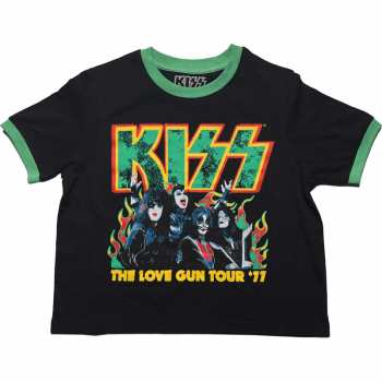Merch Kiss: Women's Crop Top St Paddy's Ringer