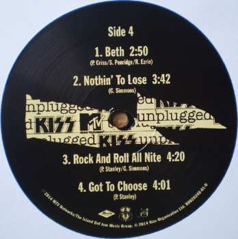 2LP Kiss: MTV Unplugged