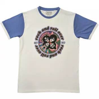 Ringer T-shirt Rock And Roll Over