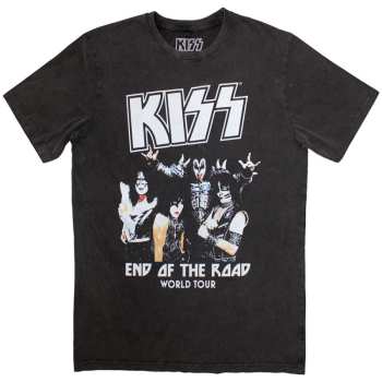 Merch Kiss: Stone Wash T-shirt End Of The Road World Tour