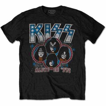 Merch Kiss: T-shirt Alive In '77 