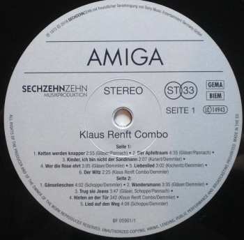 2LP Klaus Renft Combo: 1 + 2