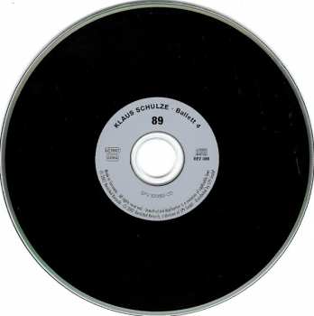 CD Klaus Schulze: Ballett 4 DIGI