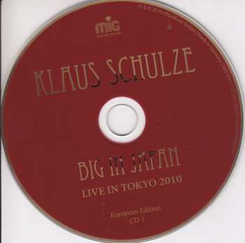 2CD/DVD Klaus Schulze: Big In Japan (Live In Tokyo 2010) DIGI