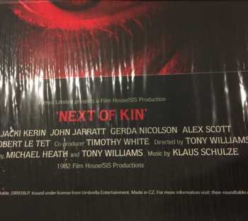 LP Klaus Schulze: Next Of Kin (Music from the Motion Picture Soundtrack)