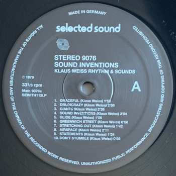 LP Klaus Weiss Rhythm & Sounds: Sound Inventions