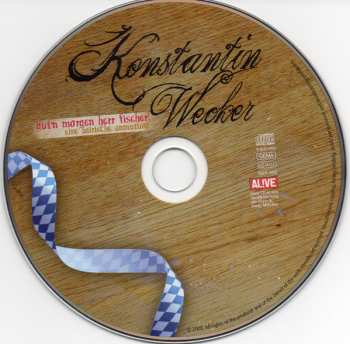 CD Konstantin Wecker: Gut'n Morgen, Herr Fischer! Eine Bairische Anmutung