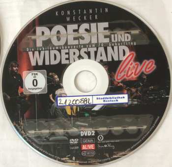3DVD Konstantin Wecker: Poesie Und Widerstand Live