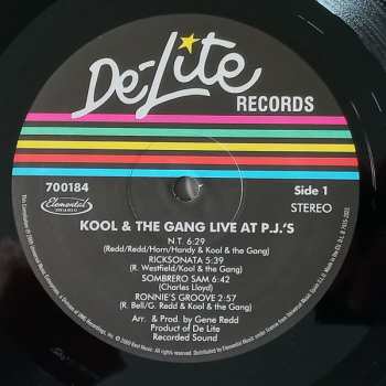 LP Kool & The Gang: Live At P.J.'s LTD