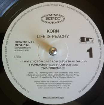 LP Korn: Life Is Peachy