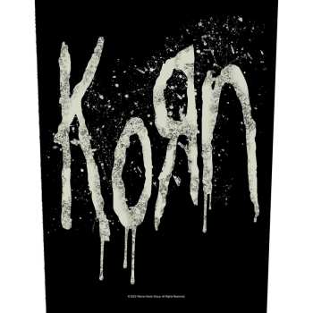 Merch Korn: Back patch Splatter Logo Korn