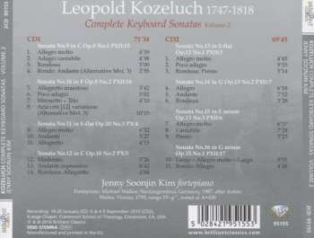 2CD Leopold Koželuh: Complete Keyboard Sonatas (Volume 2) 