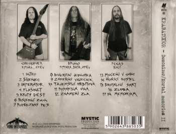 3CD/DVD Krabathor: Demonizer / Mortal Memories II LTD | DIGI