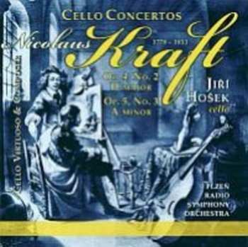 CD Jiří Hošek: Cello Concertos, Op.4 No. 2, Op.5, No. 3