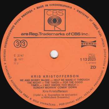 LP Kris Kristofferson: Kris Kristofferson