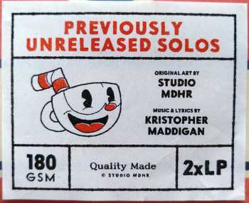 2LP Kristofer Maddigan: Selected Tunes From Studio MDHR's Cuphead "Don't Deal With The Devil"