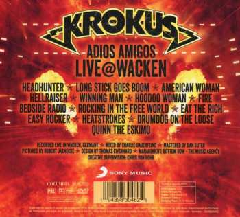 CD/DVD Krokus: Adios Amigos Live@Wacken