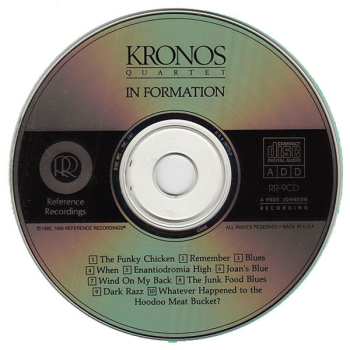 CD Kronos Quartet: In Formation