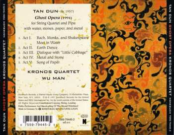 CD Kronos Quartet: Ghost Opera