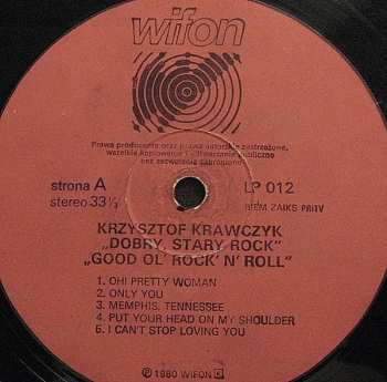 LP Krzysztof Krawczyk: Good Ol' Rock N'Roll - Dobry Stary Rock
