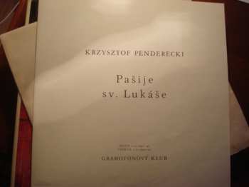 2LP/Box Set Krzysztof Penderecki: Pašije Sv. Lukáše