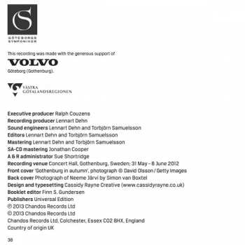 SACD Göteborgs Symfoniker: Orchestral Works, Volume 1