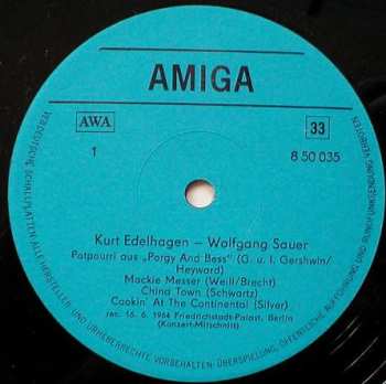 LP Kurt Edelhagen: Kurt Edelhagen - Wolfgang Sauer