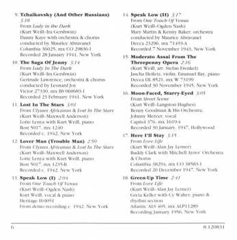 CD Kurt Weill: Mack The Knife - Songs Of Kurt Weill