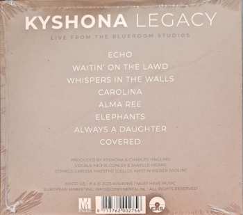 CD Kyshona: Legacy; Live From The Blueroom Studios