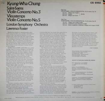 CD The London Symphony Orchestra: Saint-saens: Violin Concerto 3 / Vieuxtemps