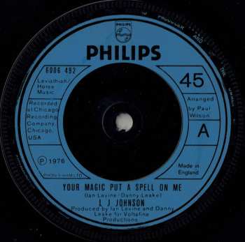 Album L.J. Johnson: Your Magic Put A Spell On Me