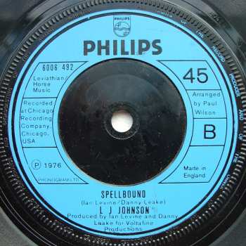 CD L.J. Johnson: Your Magic Put A Spell On Me